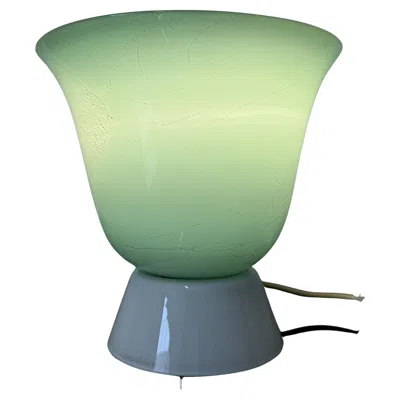 Pre-owned Venini Tomaso Buzzi, Table Lamp, Prod.  1981 In Green