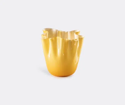 Venini Vases Amber In Amber, White