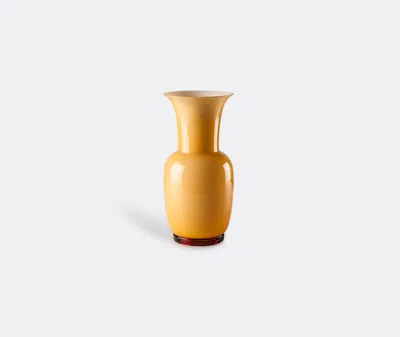 Venini Vases Amber In Amber, White