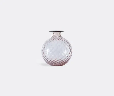 Venini Vases Dusty Rose In Dusty Rose, Red
