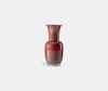 Venini Vases Red In Red, Pink