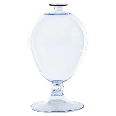 Pre-owned Venini Veronese 600.01 Glass Vase, Iceberg - Design Vittorio Zecchin - Damiani In Transparent