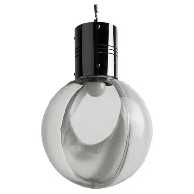 Pre-owned Venini Vintage Pendant Lamp Membrane By Toni Zuccheri For , Italy 1960s In Transparent