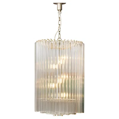 Pre-owned Venini Vintage  Murano Glass Chandelier In Sand