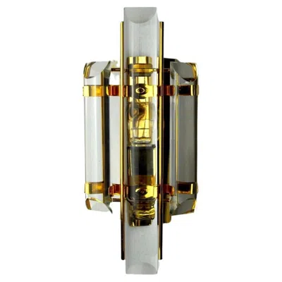 Pre-owned Venini Wall Lamp  Italy 1970 In Brown