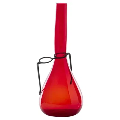Pre-owned Venini Where Are My Glasses 777.51 Glass Vase, Red - Ron Arad - Damiani