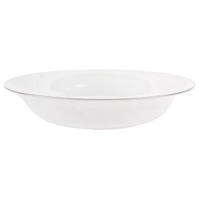 Pre-owned Venini White Glass Opalini Bowl By