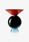 Venini Yemen Vase In Glass In Multicolor