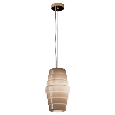 Pre-owned Venini Zoe Large Pendant Light In Gray By Doriana And Massimiliano Fuksas