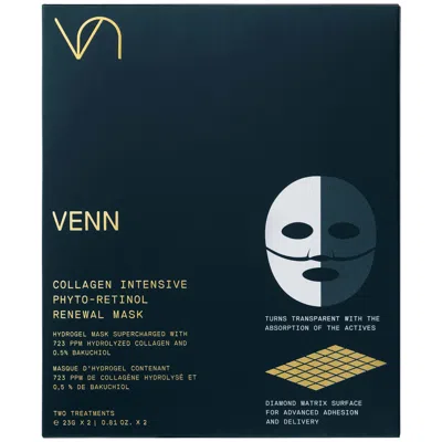 Venn Skincare Collagen Intensive Phyto-retinol Renewal Mask 23g X 2ea In Transparent