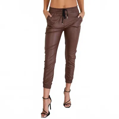 Venti6 East End Jogger In Chocolate In Brown