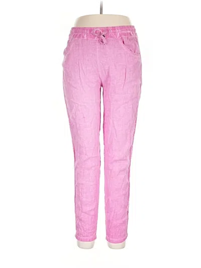 Pre-owned Venti6 Linen Pants In Pink
