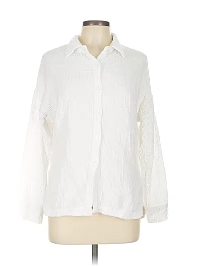 Pre-owned Venti6 Long Sleeve Button Down Shirt In White