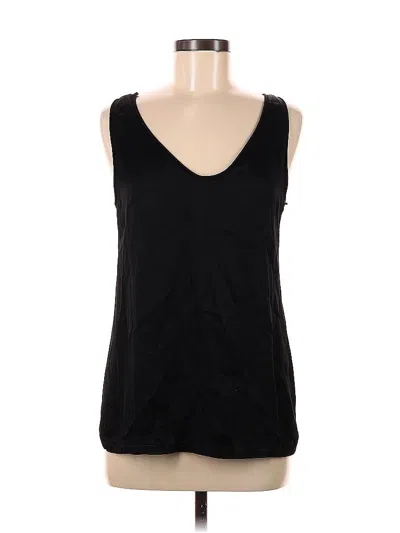 Pre-owned Venti6 Tank Top Black Strapless Neckline Tops