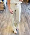 Venti6 Women's Aurora Pants In Sand In Green