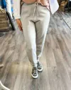 Venti6 Women's Shantel Knit Joggers In Beige In Gray