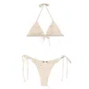 Venuja Stud-embellished Bikini In Beige