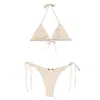 Venuja Stud-embellished Bikini In Beige