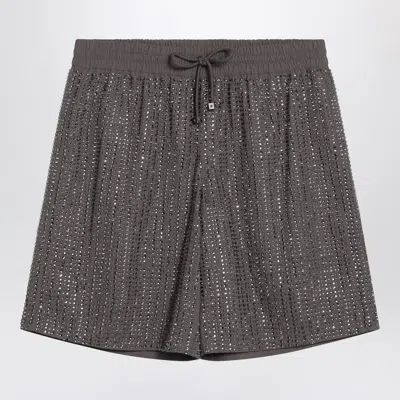 VENUJA VENUJA BERMUDA SHORTS WITH CRYSTALS
