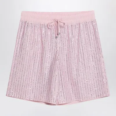 VENUJA VENUJA BERMUDA SHORTS WITH CRYSTALS