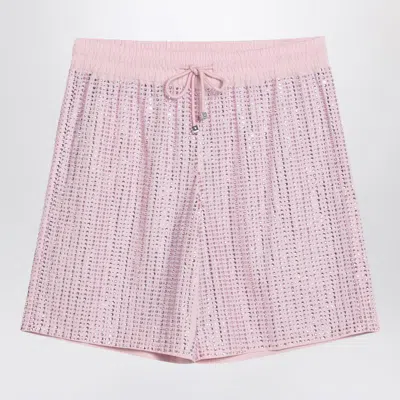 VENUJA VENUJA BERMUDA SHORTS WITH CRYSTALS