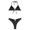 Venuja Black Triangle Two-piece Bikini