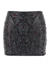 Venuja Swim Skirt Matt Microfiber With Texan Embellishments
