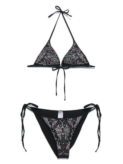 VENUJA CRYSTAL-EMBELLISHED BIKINI