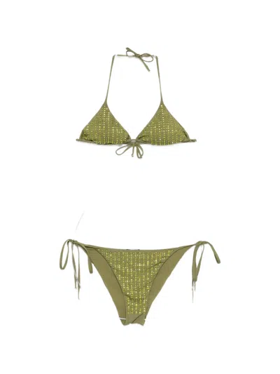 Venuja Embellished Bikini In Green