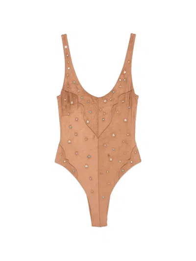 Venuja Embellished Western-style Swimsuit In Multi