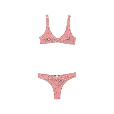 Venuja Paisley-print Crystal-embellished Bikini In Multi
