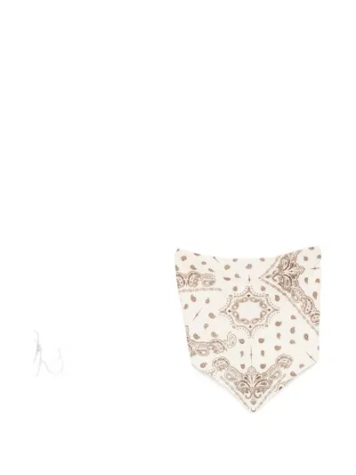 Venuja Paisley-print Handkerchief Tank Top In Neutral