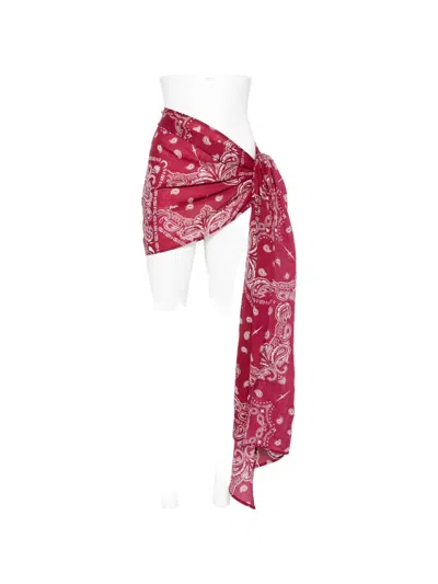 Venuja Paisley-print Sarong In Pink