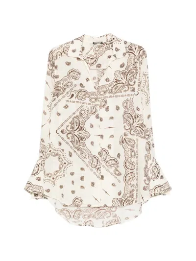 Venuja Paisley-print Shirt In Neutral