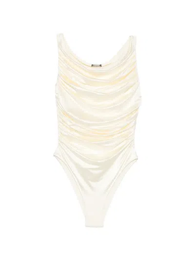 Venuja Ruched Swimsuit In Neutral