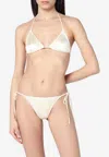 Venuja Butter-coloured Triangle Bikini Set