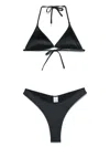 Venuja Black Triangle Two-piece Bikini In 黑色