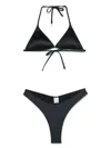 Venuja Black Triangle Two-piece Bikini In Black