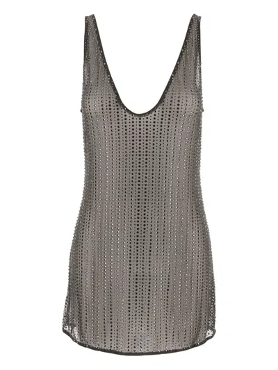 VENUJA STUD-EMBELLISHED MINI DRESS