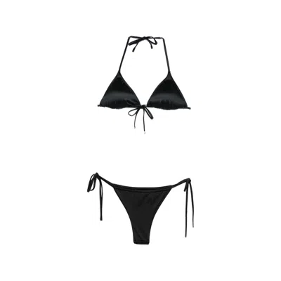 Venuja Triangle Cup Bikini Top In Black