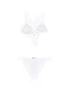 Venuja Triangle-cup Bikini In White