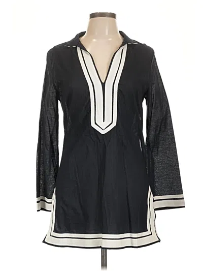 Pre-owned Venus 3/4 Sleeve Blouse In Black