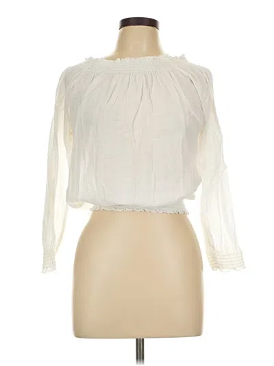 Pre-owned Venus 3/4 Sleeve Blouse In Ivory