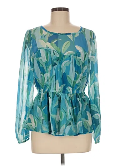 Pre-owned Venus 3/4 Sleeve Blouse In Teal