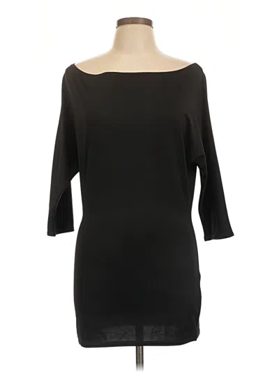 Pre-owned Venus 3/4 Sleeve T-shirt In Black
