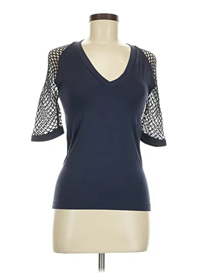 Pre-owned Venus 3/4 Sleeve T-shirt In Blue