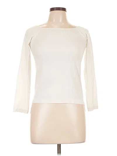 Pre-owned Venus 3/4 Sleeve T-shirt In Ivory