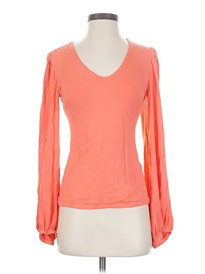 Pre-owned Venus 3/4 Sleeve T-shirt In Orange
