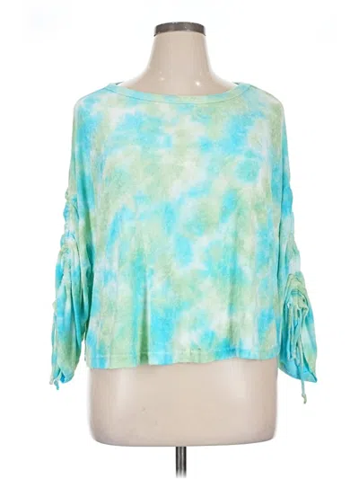 Pre-owned Venus 3/4 Sleeve T-shirt In Teal