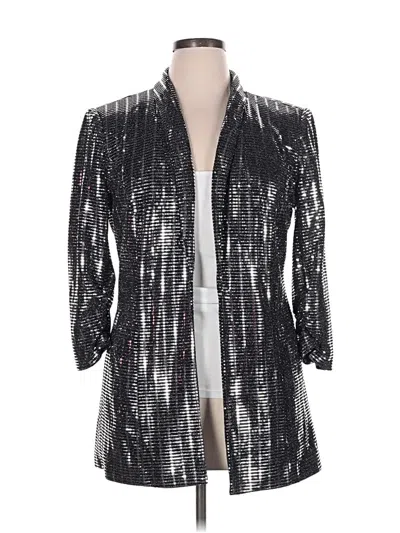 Pre-owned Venus Blazer Jacket In Silver